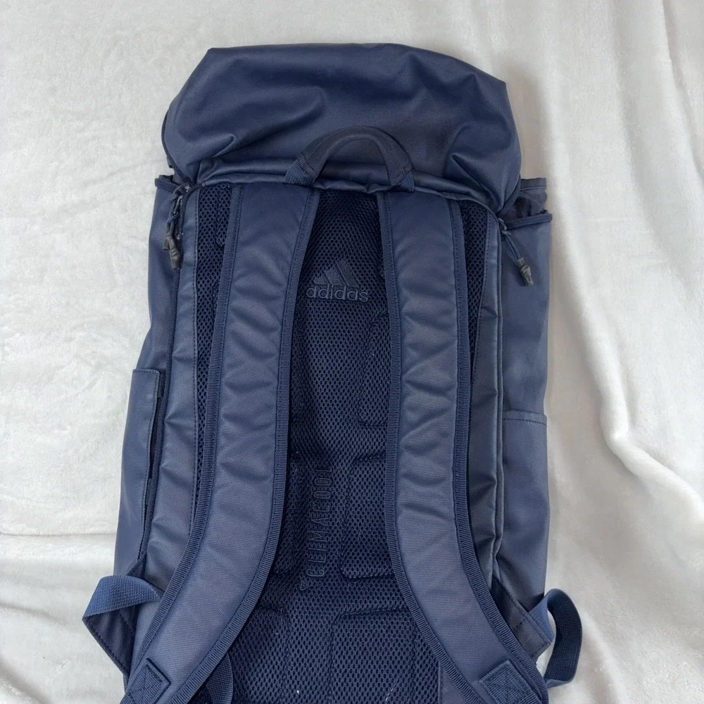 Adidas Colombia national football team backpack Top-Loading Navy Blue Orange
